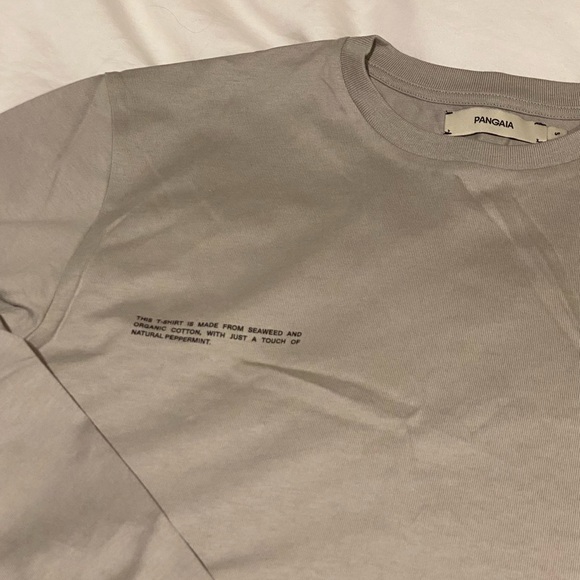 Pangaia Long Sleeve Crop T-Shirt - Picture 2 of 4